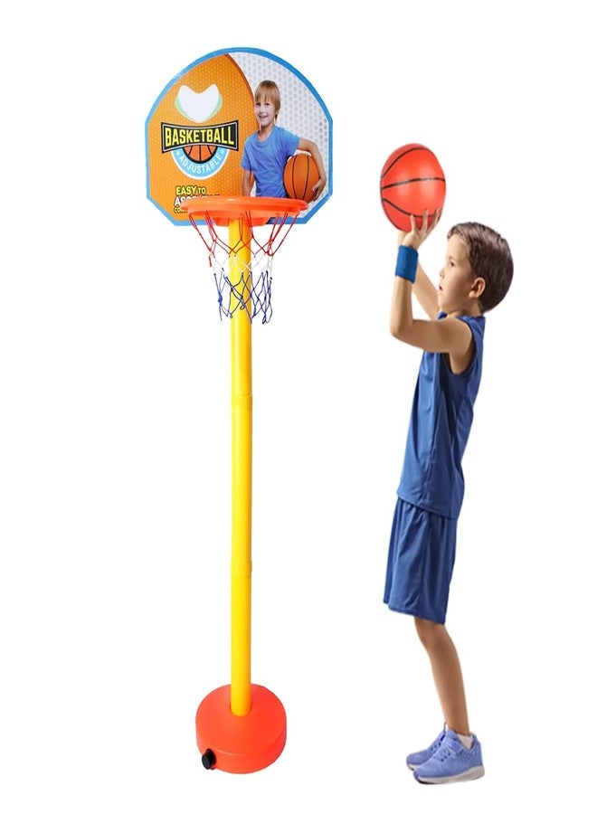 KAVIN Basketball Hoop with Stand| Basketball Set| Sports Toys for Boys and Girls Indoor Outdoor Backyard Sport Game Gifts - Image 1